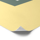 理解中国ののためのスクロール記号 ポスター (角)