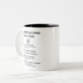 理解先生-おもしろい先生ユーモア ツートーンマグカップ (正面左)