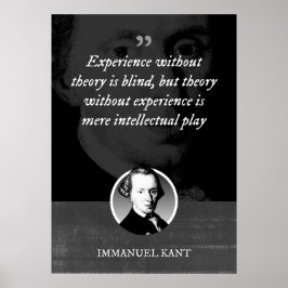 理論のない経験は盲目だ ポスター