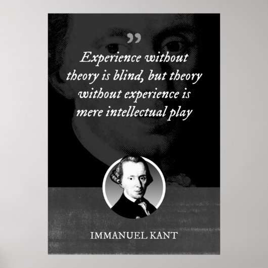 理論のない経験は盲目だ ポスター (正面)