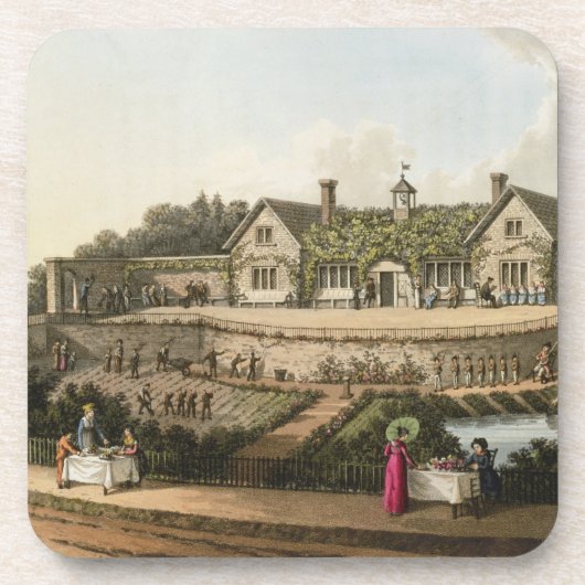 「理論の片からの仕事の家、 コースター (正面)