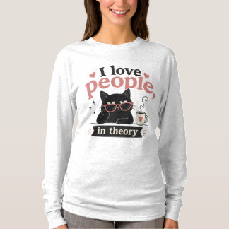 理論上は人を愛している Tシャツ