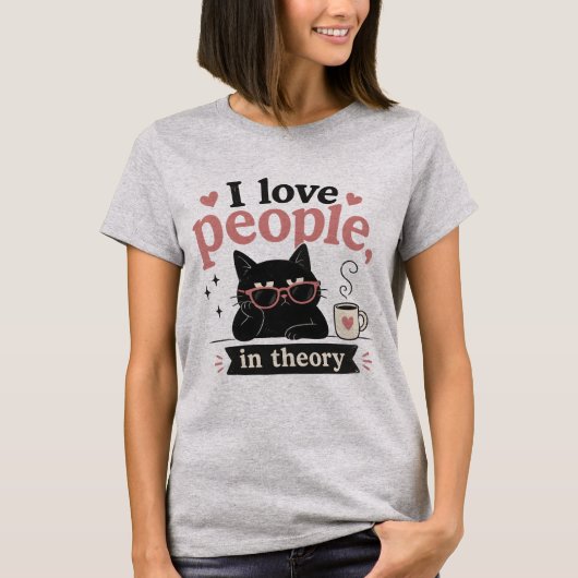 理論上は人を愛している Tシャツ (正面)