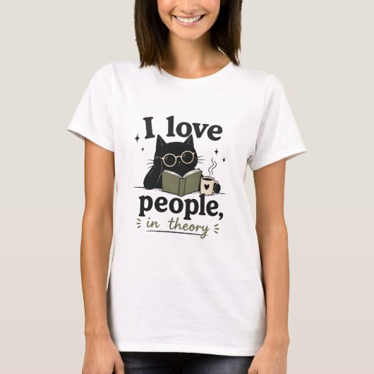理論上は人を愛している Tシャツ (正面)