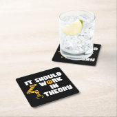 理論的にはロボット腕おもしろいことわざ スクエアペーパーコースター (インサイチュ)