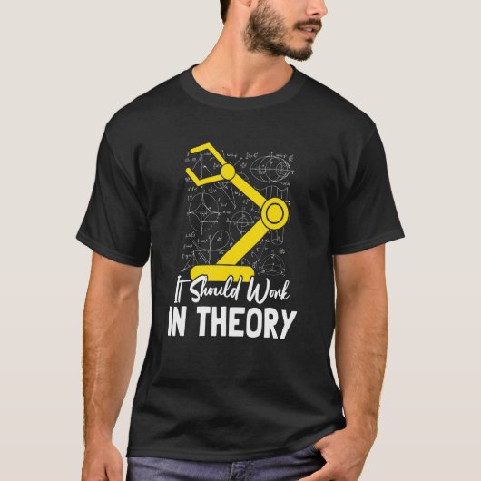 理論IロボティクスエンジニアリングEn Tシャツ (正面)