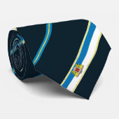 理賀のストライプのな旗 ネクタイ (ロール)