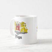 理賀ラトビアのコーヒー・マグ コーヒーマグカップ (正面左)