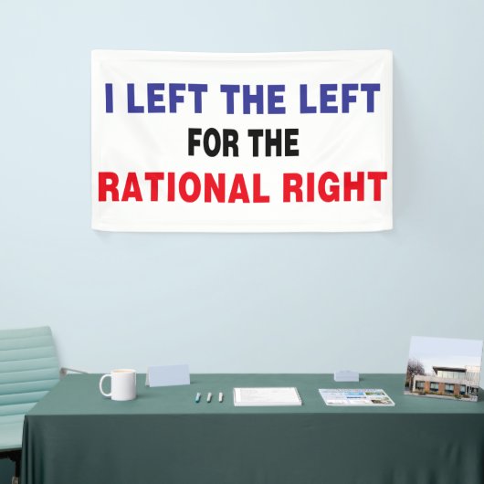 理離れ理権 横断幕 (トレードショー)