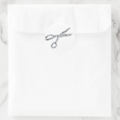 理髪入り鋏 ラウンドシール (バッグ)