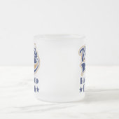 理髪店のコーラスのギフト フロストグラスマグカップ (中央)