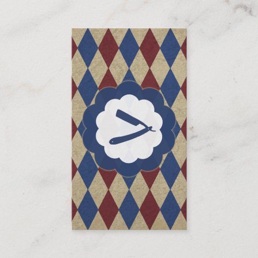 理髪店のダイヤモンド 名刺 (正面)