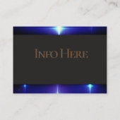 理髪店のヴィンテージの黒、白は、市松模様になります 名刺 (裏面)