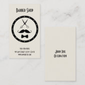 理髪店の名刺 名刺 (正面/裏面)
