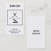 理髪店の名刺 名刺 (正面/裏面)