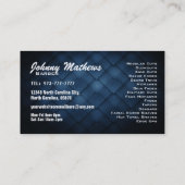 理髪店の名刺 名刺 (裏面)