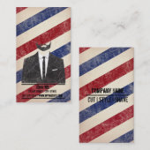 理髪店の名刺 名刺 (正面/裏面)