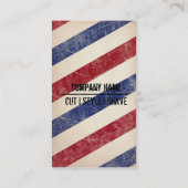 理髪店の名刺 名刺 (裏面)