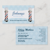 理髪店の名刺 名刺 (正面/裏面)