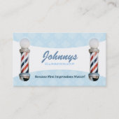 理髪店の名刺 名刺 (正面)