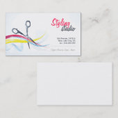 理髪店の名刺 名刺 (正面/裏面)