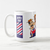 理髪店の四つ組 コーヒーマグカップ (左)