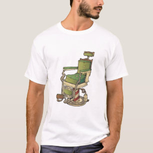 理髪店の椅子 Tシャツ