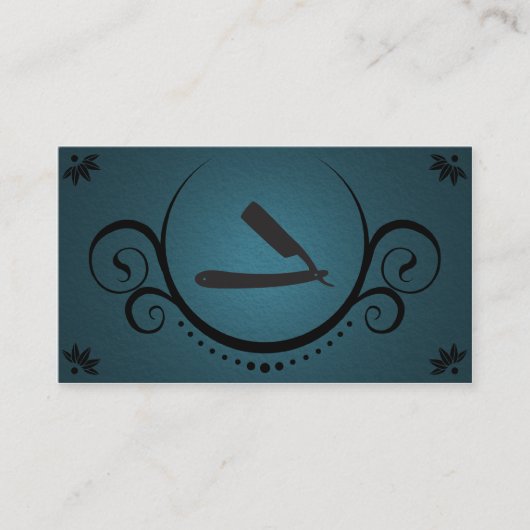 理髪店の洗練 名刺 (正面)