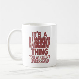 理髪店の物だ。分かんないだろ！ コーヒーマグカップ