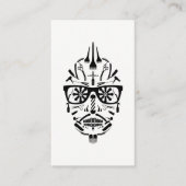 理髪店の砂糖のスカルのスタンプカード ロイヤリティカード (正面)