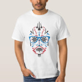 理髪店の砂糖のスカル Tシャツ (正面)