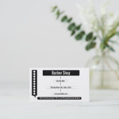 理髪店の顧客のロイヤリティの名刺 ロイヤリティカード (スタンド正面)