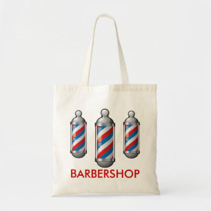 理髪店のBarberpoleのトートバック トートバッグ