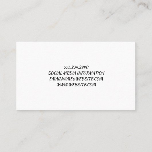 理髪店はさみ | 理容師極 名刺 (裏面)