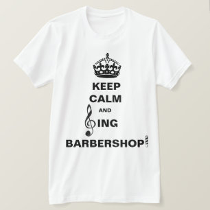 理髪店を歌って下さい Tシャツ