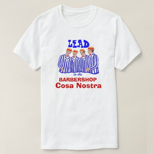 理髪店コサNostra Tシャツ (デザイン正面)
