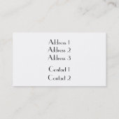 理髪店スクロール 名刺 (裏面)