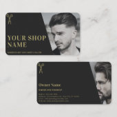 理髪店名刺 名刺 (正面/裏面)
