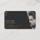 理髪店名刺 名刺 (裏面)