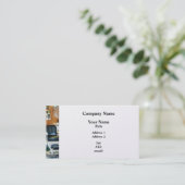 理髪店1の椅子-プラチナ終わり 名刺 (スタンド正面)