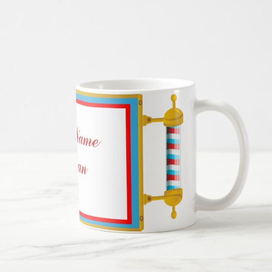 理髪店 コーヒーマグカップ (右)