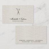 理髪店 |スタイリスト 名刺 (正面/裏面)