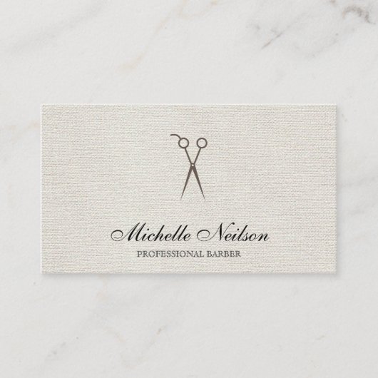 理髪店 |スタイリスト 名刺 (正面)