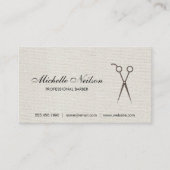 理髪店 |スタイリスト 名刺 (正面)