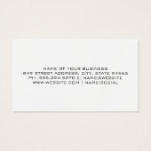 理髪店 |パンチカード (裏面)