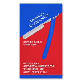 理髪店 マグネット名刺