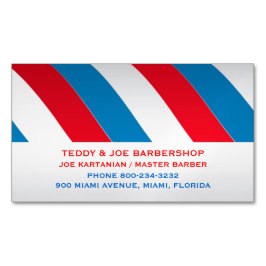 理髪店 マグネット名刺