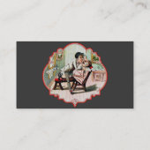 理髪店 名刺 (裏面)