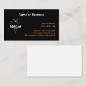 理髪店 名刺 (正面/裏面)