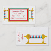 理髪店 名刺 (正面/裏面)